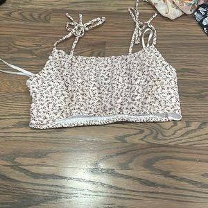 forever 21 flower crop top